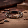 8mm Ceviz Ağacı Deri Bileklik 8mm Ceviz Ağacı Deri Bileklik