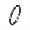 Ametist Taşlı Deri Bileklik Ametist Taşlı Deri Bileklik