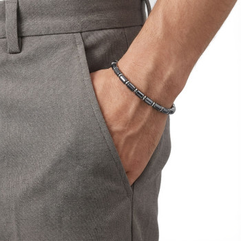 Boru Hematit Ayarlanabilir Çelik Zincir Bileklik