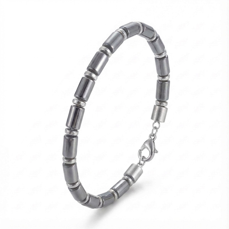 Boru Hematit Ayarlanabilir Çelik Zincir Bileklik Boru Hematit Ayarlanabilir Çelik Zincir Bileklik
