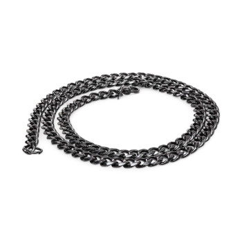 Çelik Erkek Siyah Kolye 1.6mm