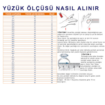 Çelik Yüzük 316L Ayar Çelik Yüzük 316L Ayar