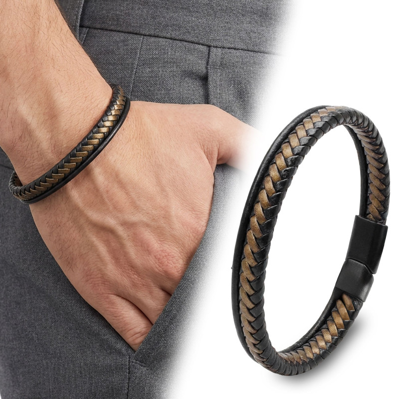 Çift Renk Çoklu Deri Bileklik Çift Renk Çoklu Deri Bileklik