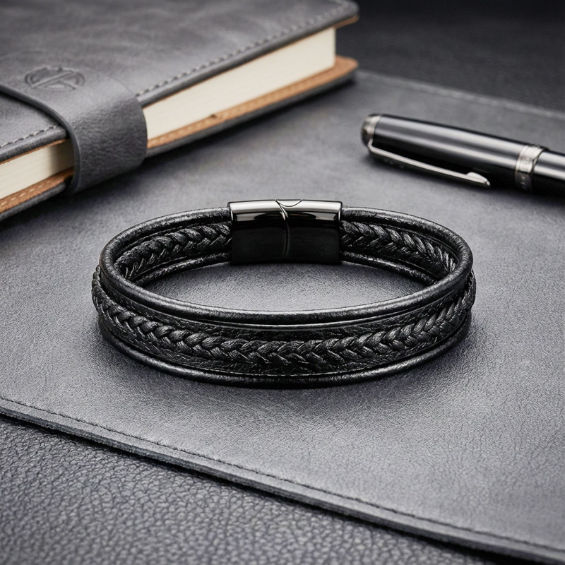 Çoklu Deri Bileklik