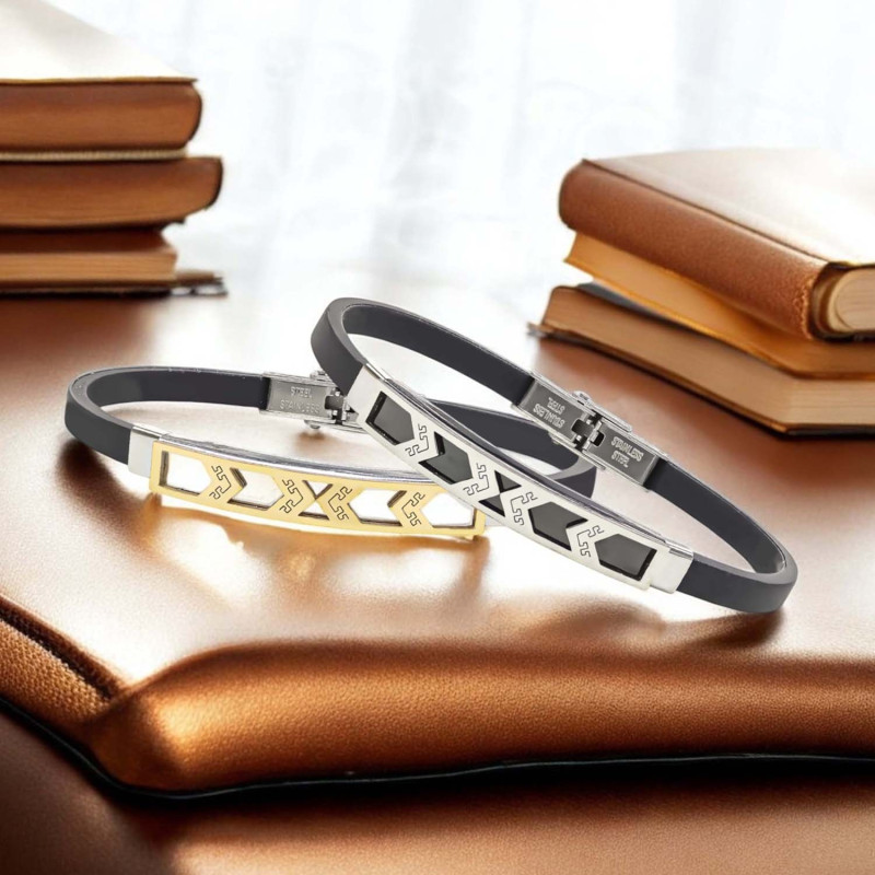 Desenli Çelik Bileklik Desenli Çelik Bileklik