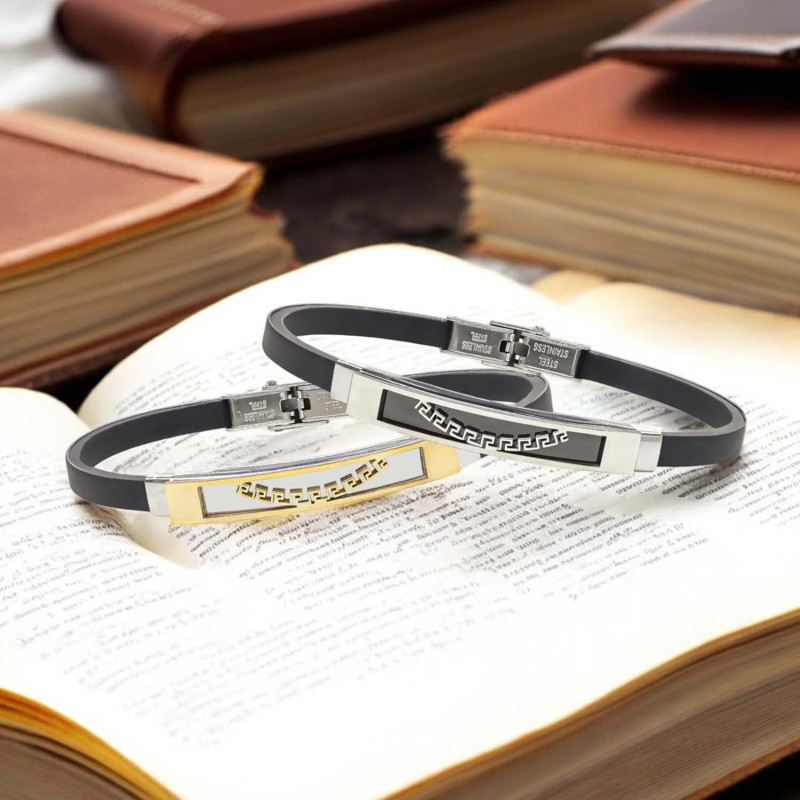 Desenli Çelik Bileklik Desenli Çelik Bileklik