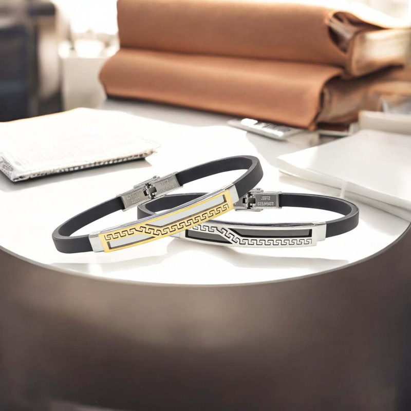 Desenli Çelik Bileklik Desenli Çelik Bileklik