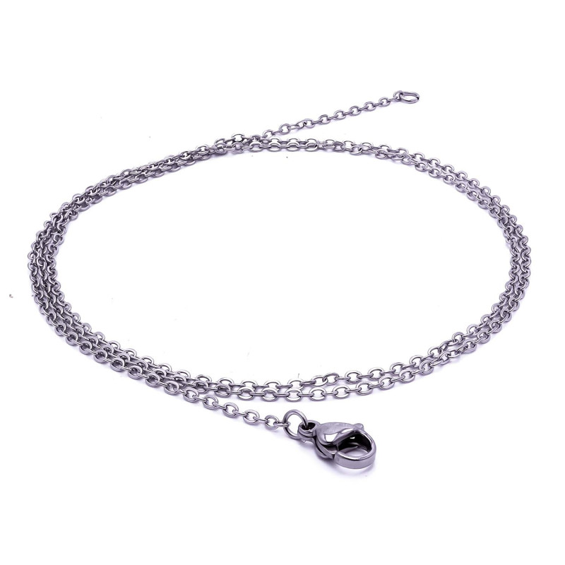 1mm Forse Mini Chain Steel Necklace