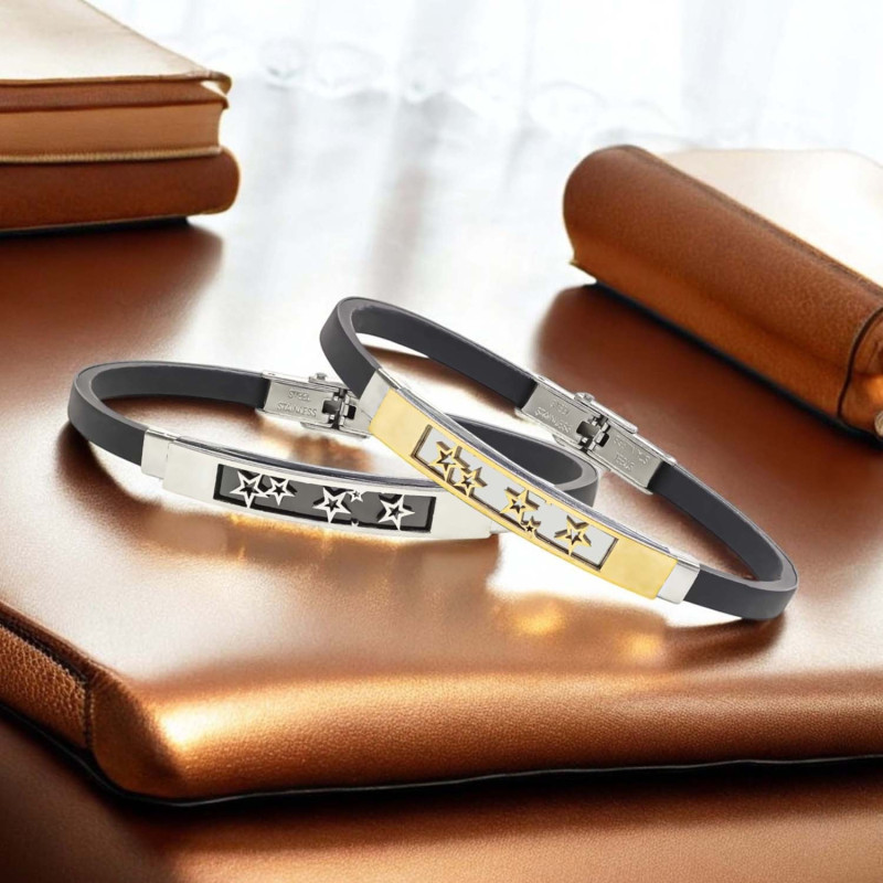 Galaksi Yıldızlar Desenli Çelik Bileklik Galaksi Yıldızlar Desenli Çelik Bileklik