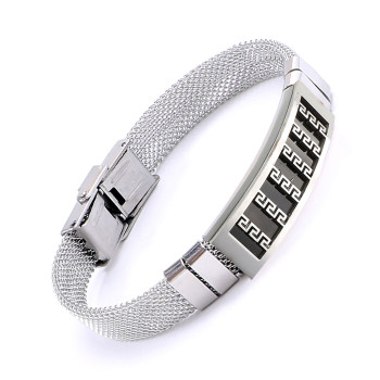 Hasır Kordonlu Çelik Bileklik