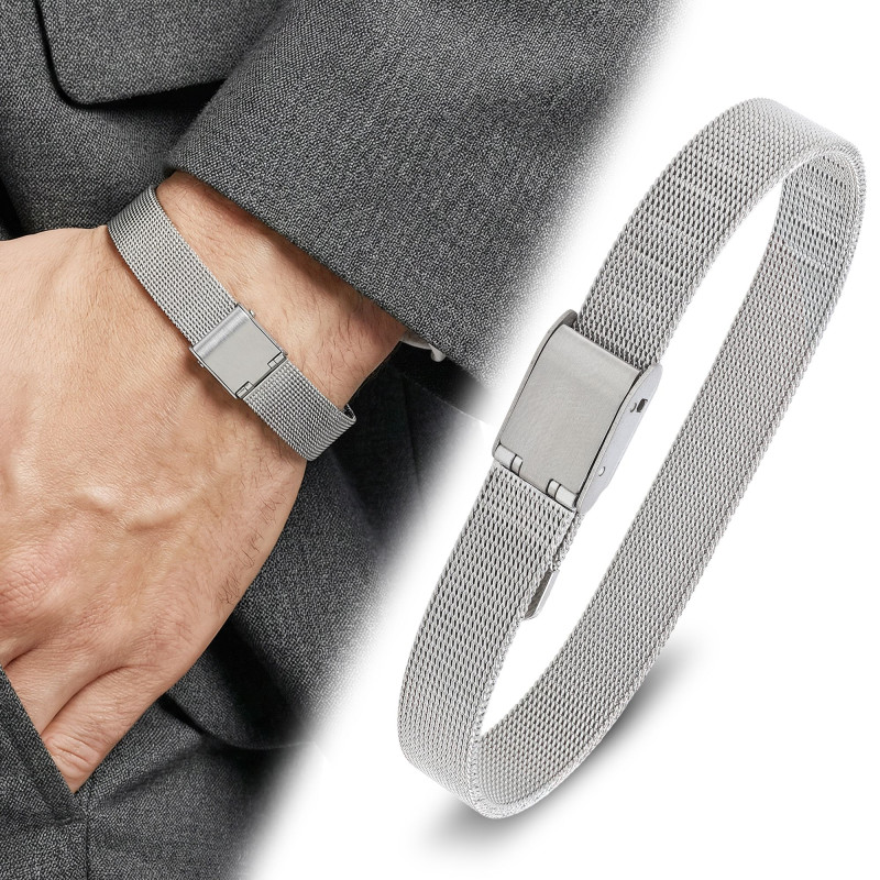 Hasır Örgü Çelik Bileklik Hasır Örgü Çelik Bileklik