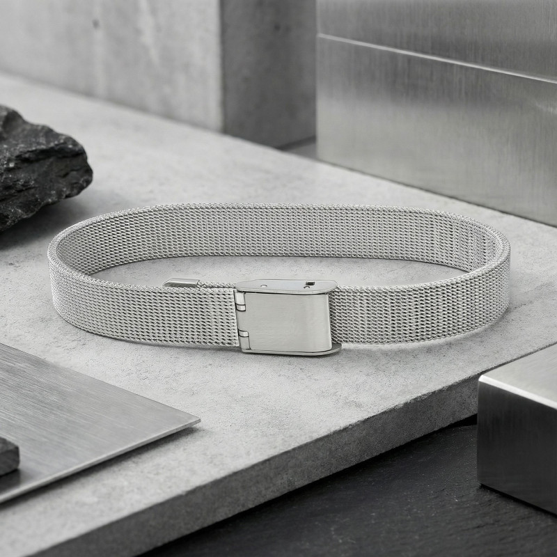 Hasır Örgü Çelik Bileklik Hasır Örgü Çelik Bileklik