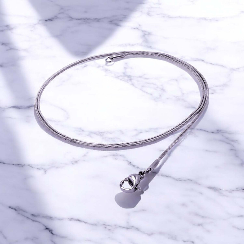 İnce Çelik Kolye 1mm