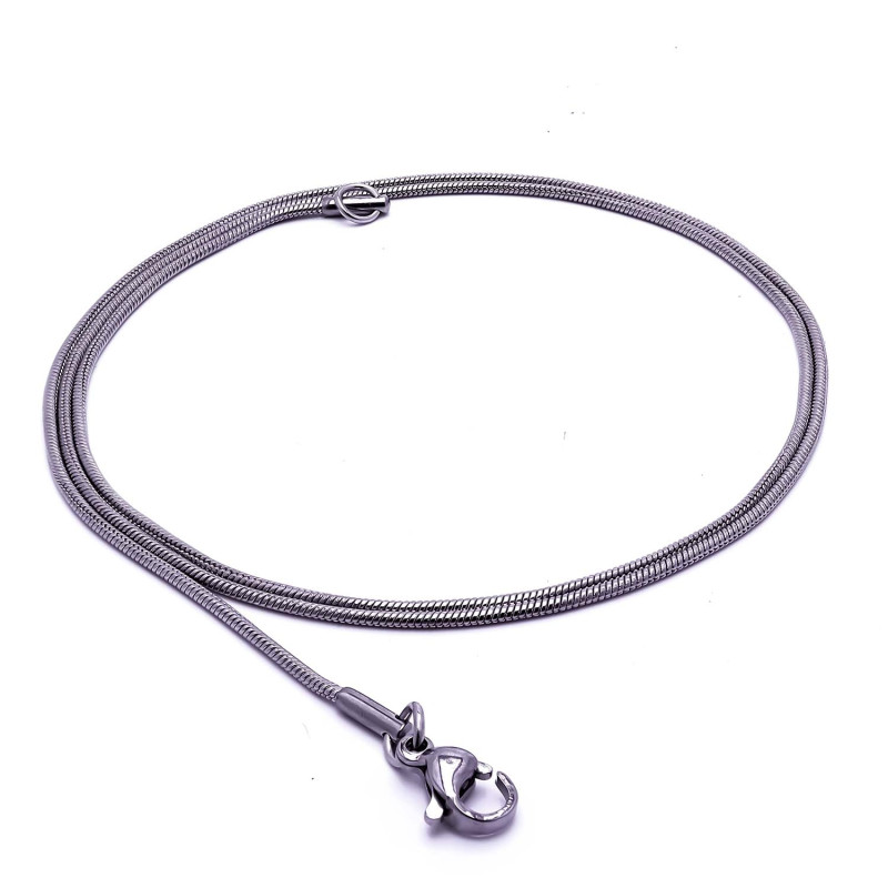 İnce Çelik Kolye 1mm