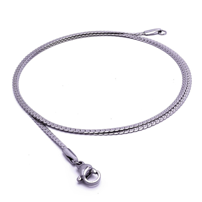 İnce Çelik Kolye 1mm