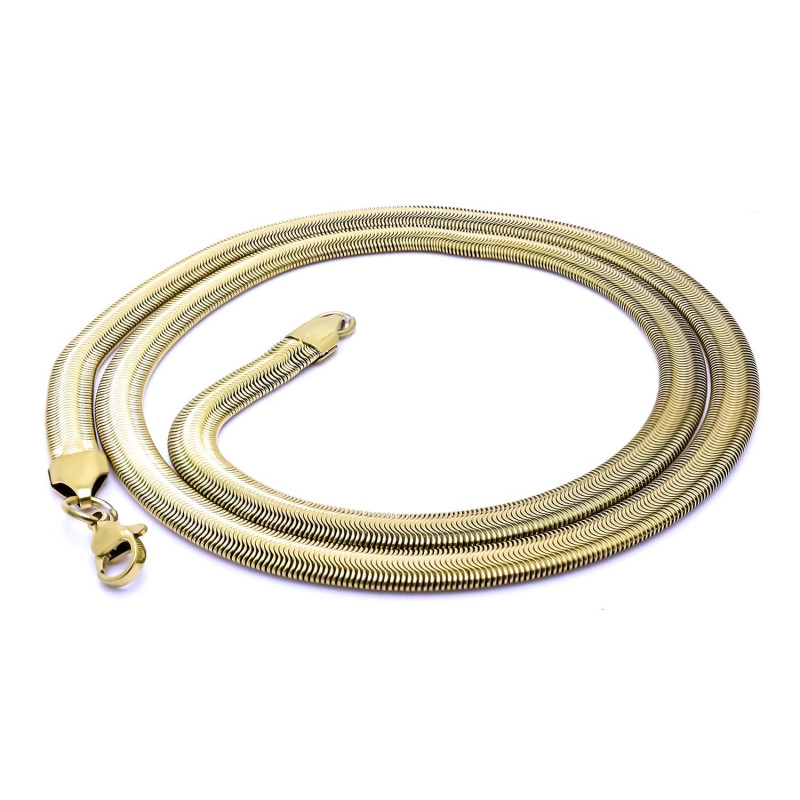 İtalyan Çelik Kolye 2mm X 6mm