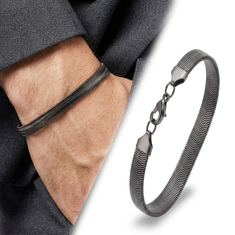 İtalyan Çelik Zincir Bileklik İtalyan Çelik Zincir Bileklik