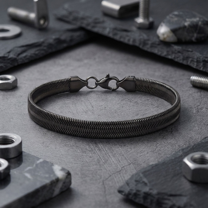 İtalyan Çelik Zincir Bileklik İtalyan Çelik Zincir Bileklik