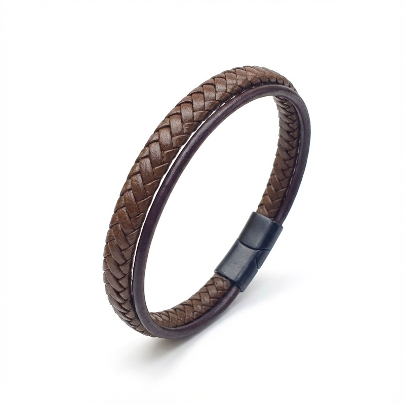 Kahverengi Çoklu Deri Bileklik Kahverengi Çoklu Deri Bileklik