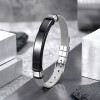 Kişiselleştirilebilir İsim Yazılabilir Ayarlanabilir Kordonlu Çelik Bileklik Kişiselleştirilebilir İsim Yazılabilir Ayarlanabilir Kordonlu Çelik Bileklik