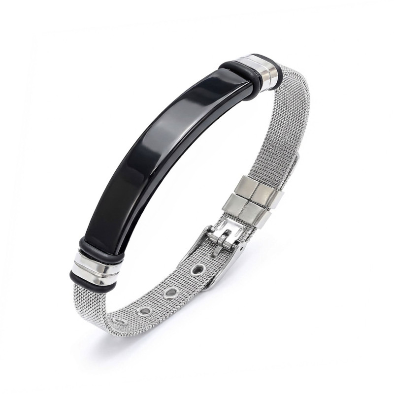 Kişiselleştirilebilir İsim Yazılabilir Ayarlanabilir Kordonlu Çelik Bileklik Kişiselleştirilebilir İsim Yazılabilir Ayarlanabilir Kordonlu Çelik Bileklik