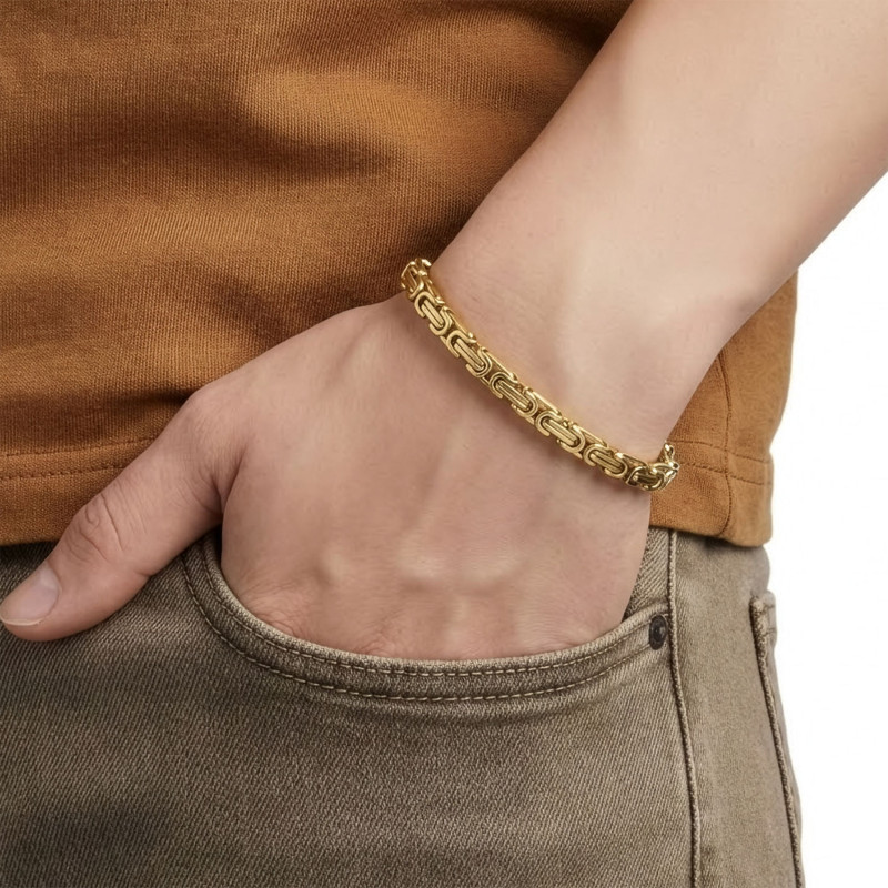 Kral Çelik Zincir Bileklik 6mm Kral Çelik Zincir Bileklik 6mm