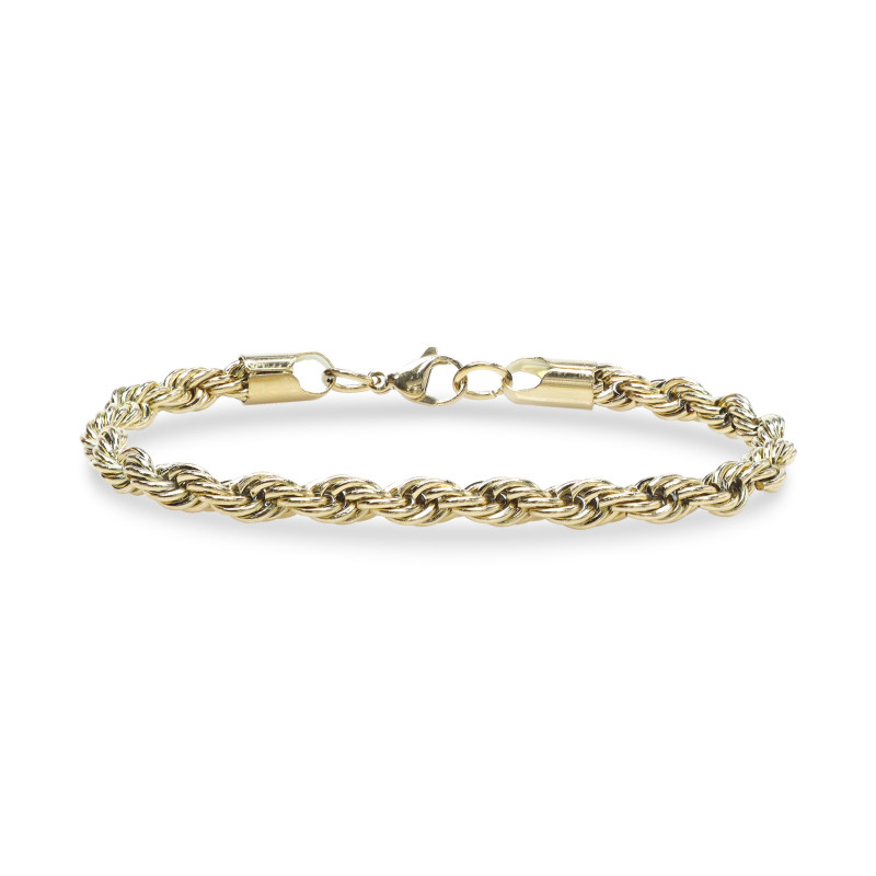 Rope Halat Çelik Zincir Bileklik 6mm Rope Halat Çelik Zincir Bileklik 6mm