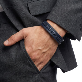 Sadece Lacivert Saç Örgülü Çoklu Bileklik Sadece Lacivert Saç Örgülü Çoklu Bileklik