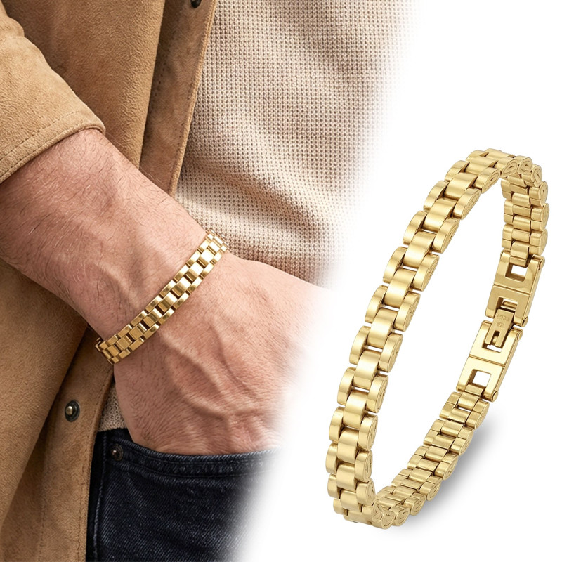 Sarı Ful Çelik Bileklik