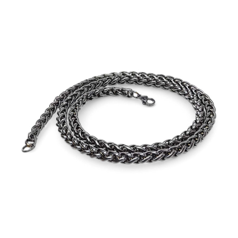 Siyah Renk Çelik Kolye 6mm Siyah Renk Çelik Kolye 6mm