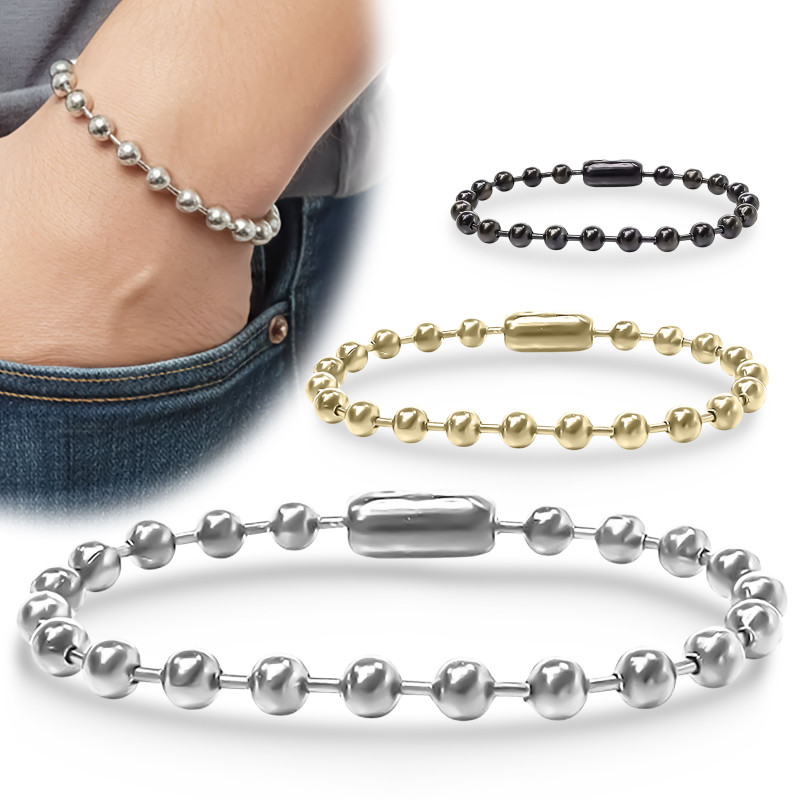 Top Çelik Zincir Bileklik 6mm